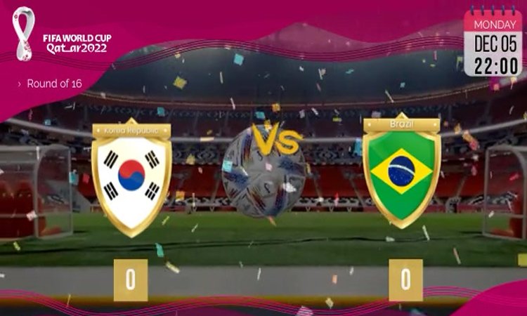 brazil vs south korea world cup