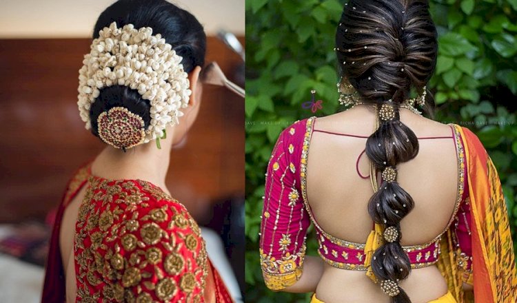 indian weddings hairstyles for Haldi and Mehendi