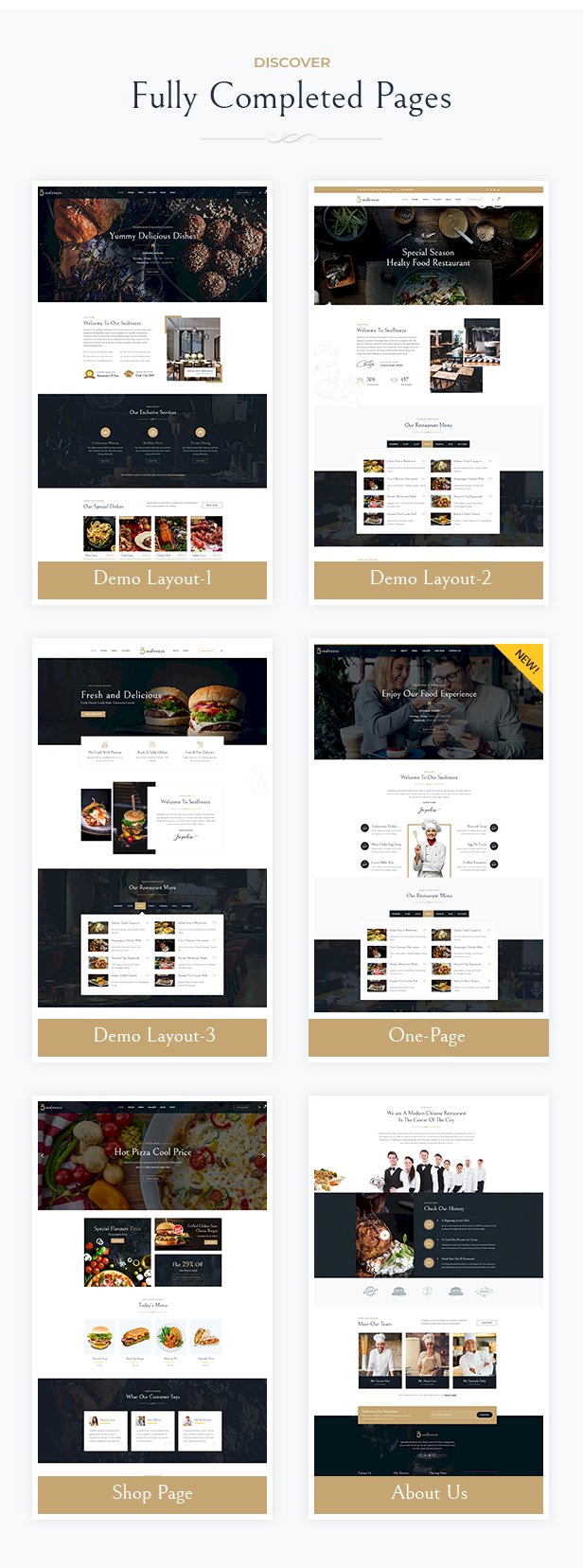 SeaBreeze layout Theme Features 